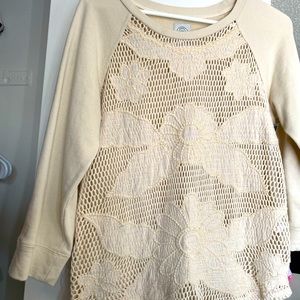 3/4 sleeve CUTE pullover sweater